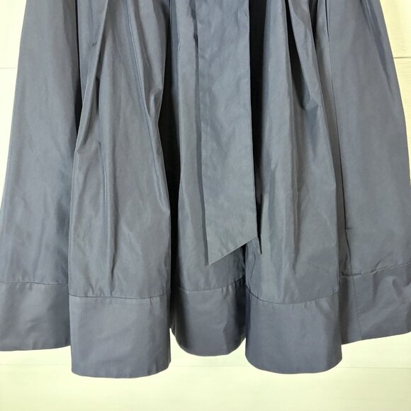 Lauren Ralph Lauren Yoko Dress Womens SZ 14 Fit Flare Midi Sleeveless Navy Blue‎ - Picture 4 of 16